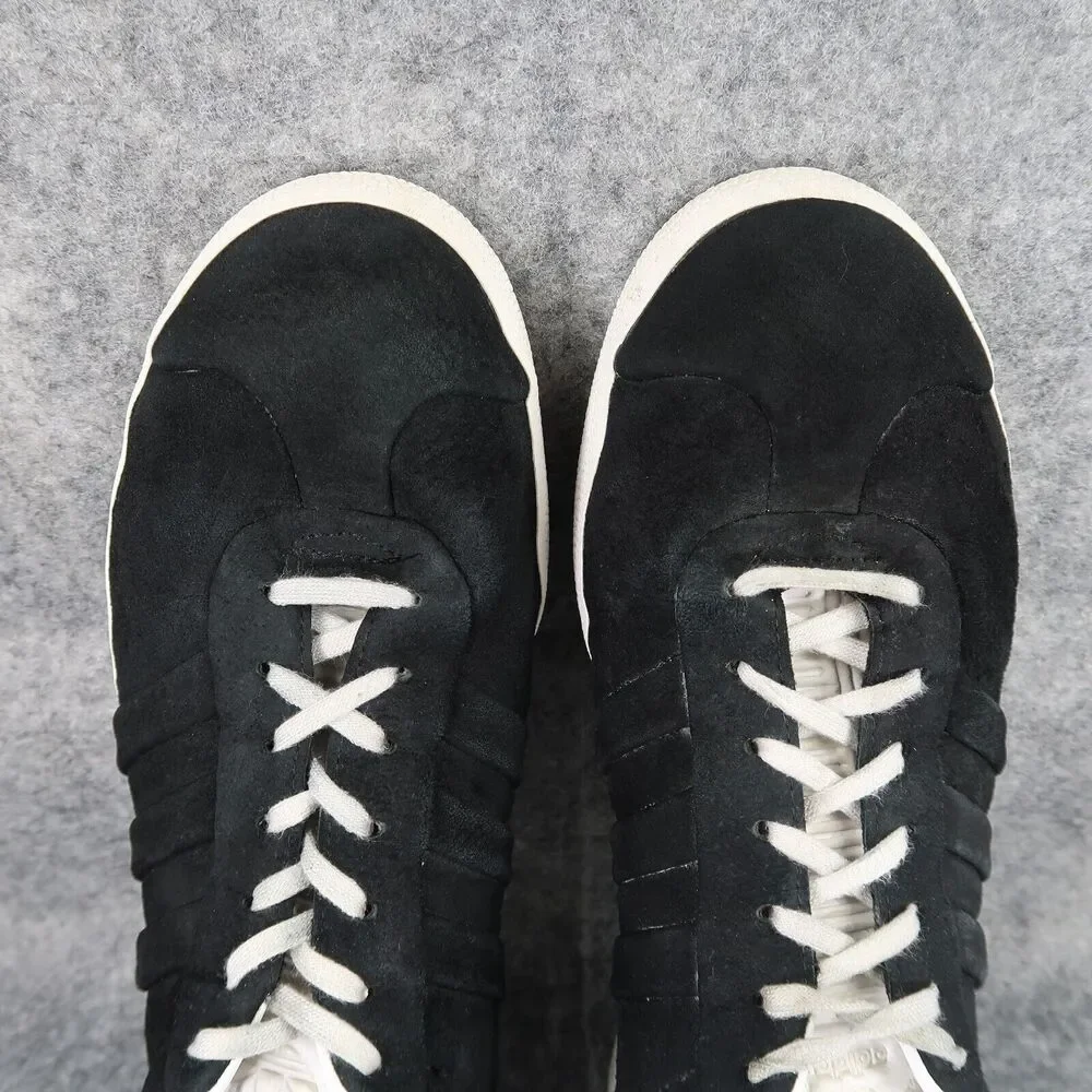 Adidas Shoes Mens 11 Sneaker Lifestyle Gazelle Leather Low Black Lace Up Classic